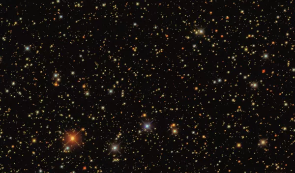 color-composite image of red dwarf stars