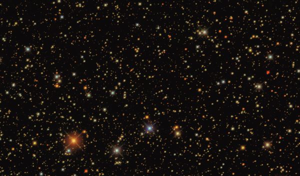 color-composite image of red dwarf stars