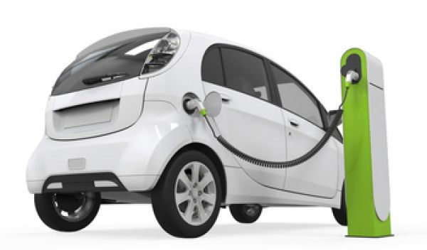 Electric vehicle and charging station.
