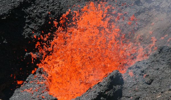 lava coming out