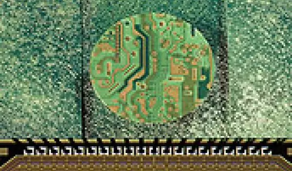 Illustration showing advanced chips