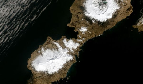 Alaska's Umnak Island in the Aleutians