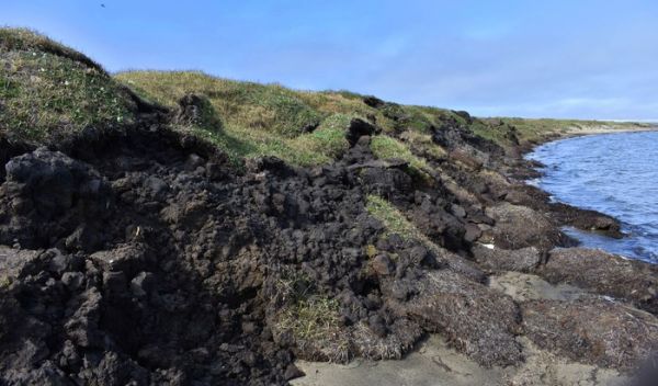 eroding cliff bluffs