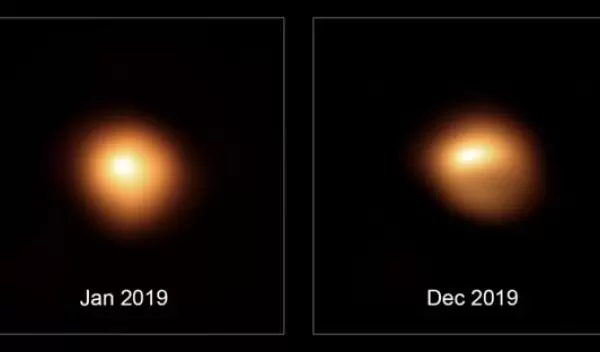 observations of the star Betelgeuse