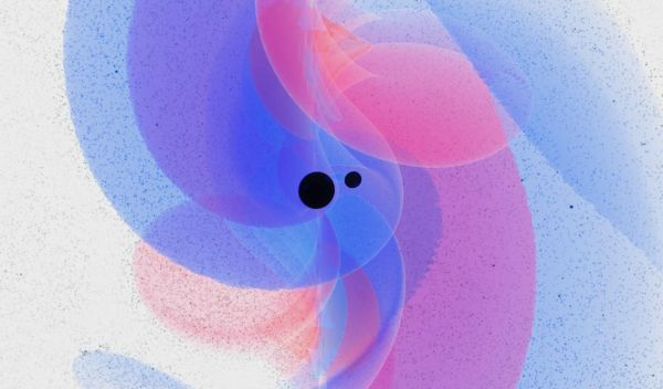 snapshot of the 3D gravitational waveform