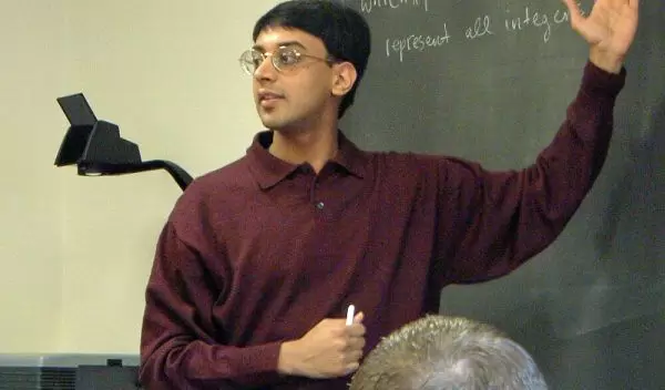 Manjul Bhargava in the classroom