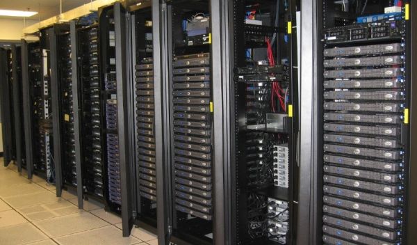 DETER testbed server bank