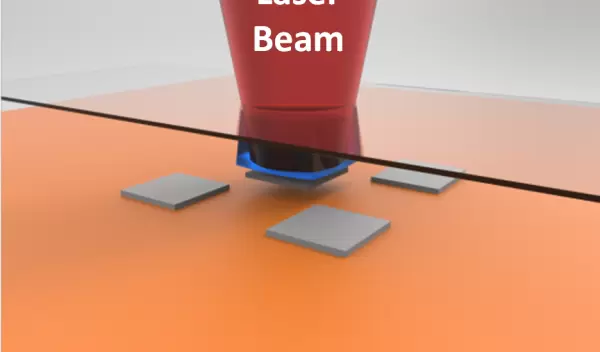 Illustration of Laser micro-transfer printing