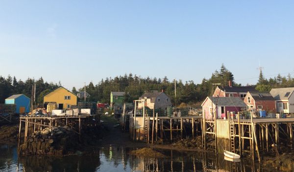 fishing harbor at Matinicus Isle, Maine