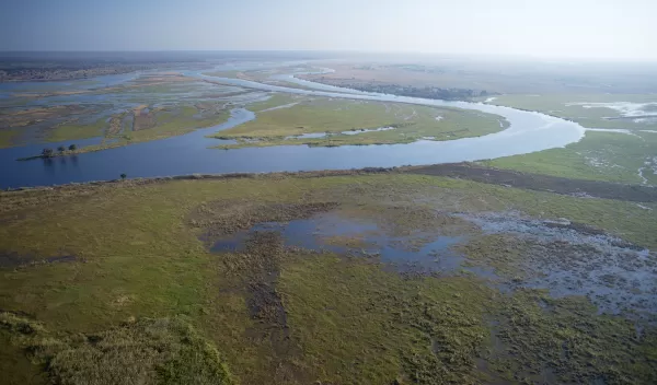 When floodplains go dry, disease outbreaks occur as the waters recede into the main river channel.