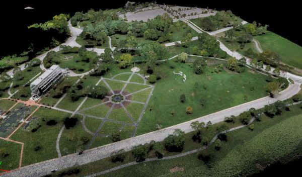 3D model of the Jewel Box in Forest Park