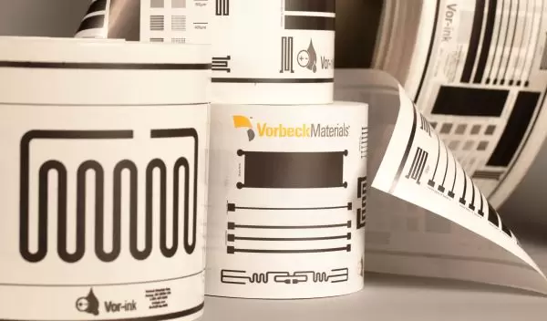 Rolls of printed graphene electronics.