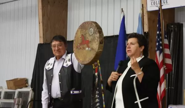 Ceremony for 40th anniversary of Sitting Bull College