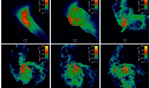 simulation showing hydrodynamic instability of dark matter