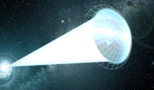 artist's conception of the Starshot Lightsail spacecraft