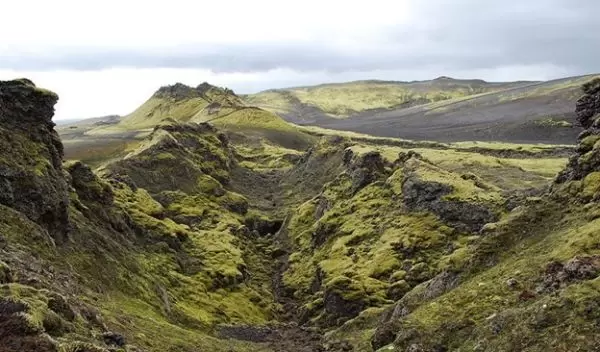 central fissure of Laki volcano, Iceland