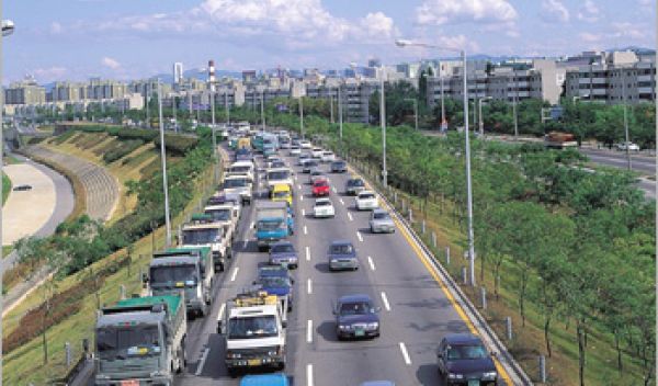 traffic on highway