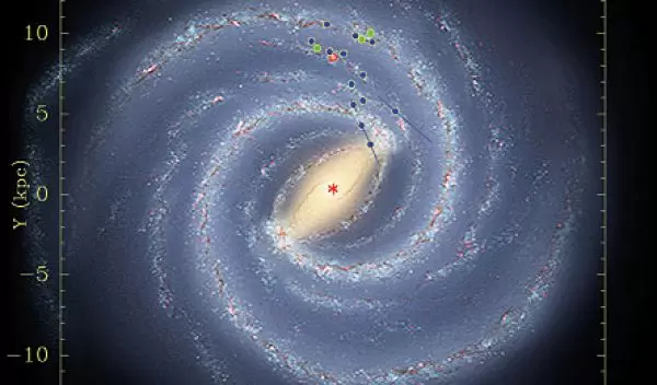 Artist's conception of the Milky Way.
