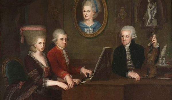 Mozart family portrait: Maria Anna (