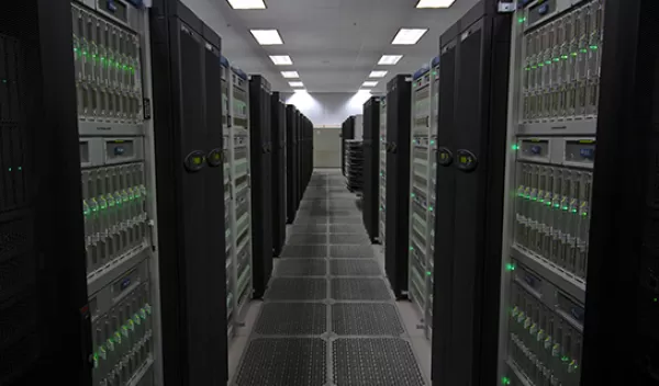 Inside ranger, once one of the largest computing systems in the world