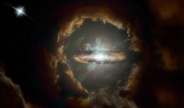 artist's impression of the Wolfe Disk