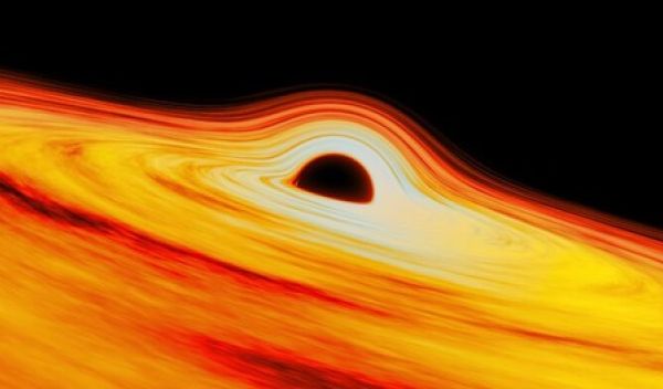 Four distant stars orbit a black hole 4.3 million times bigger than the sun.