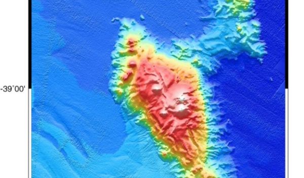 TÅ«ranganui Knoll, an underwater mountain (seamount)