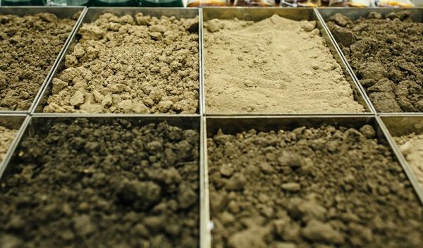 carbon soil compressed