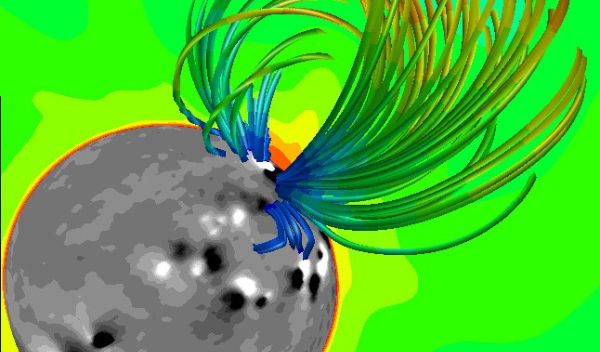 Space weather modeling framework simulation of the September 10, 2014, coronal mass ejection