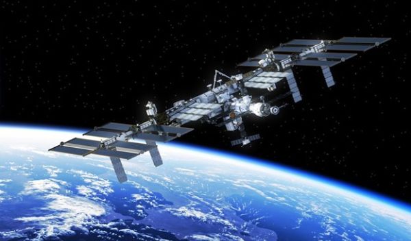 International Space Station orbiting Earth