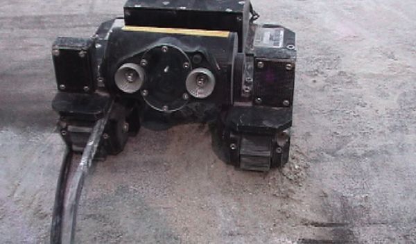 One of the search and rescue robots.