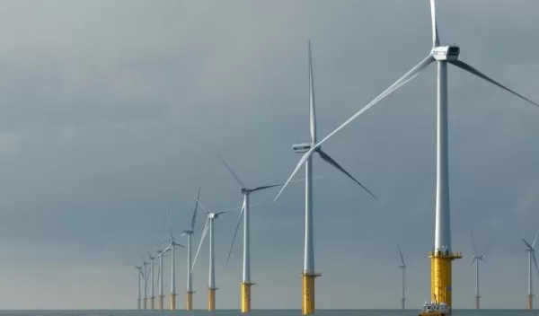 wind farm in the North Sea