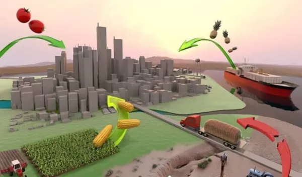 Scientists are studying how natural ecosystems parallel U.S. supply chains.