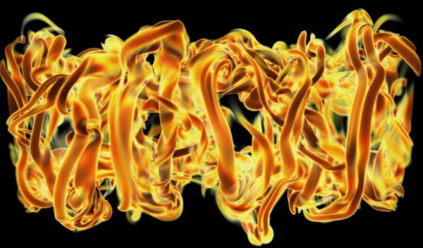3D reconstruction of the collision dynamics of two vortices