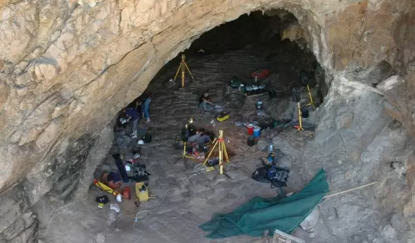 Photo of cave opening