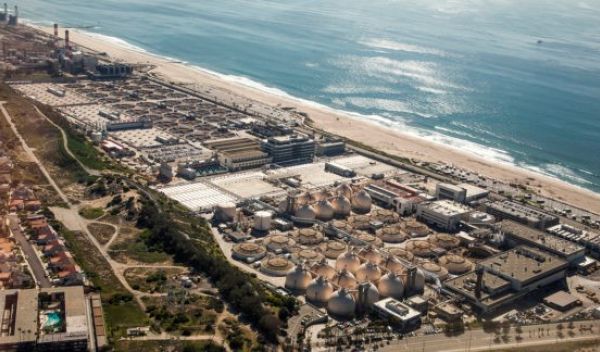 The Hyperion Water Reclamation Plant on Santa Monica Bay
