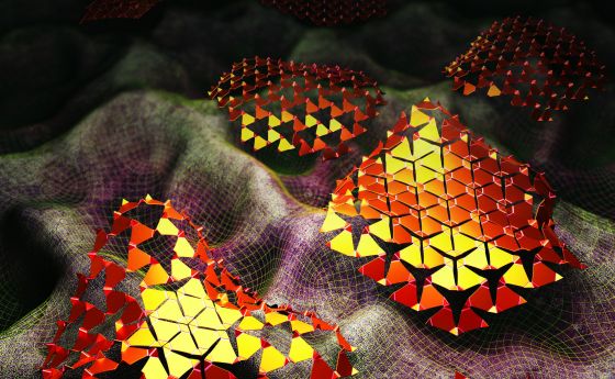 metamaterial sheet that can morph from a flat sheet into a 3D object