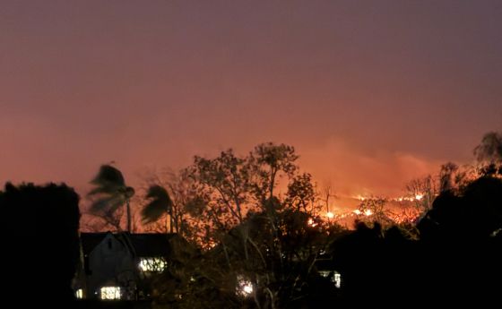 palisades fire in california