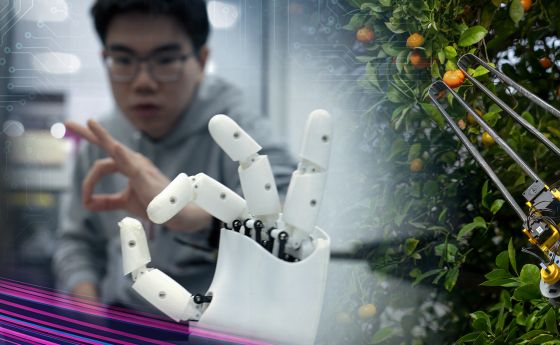 hero image display different form of robotics