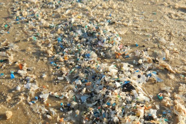 Microplastics on the Beach