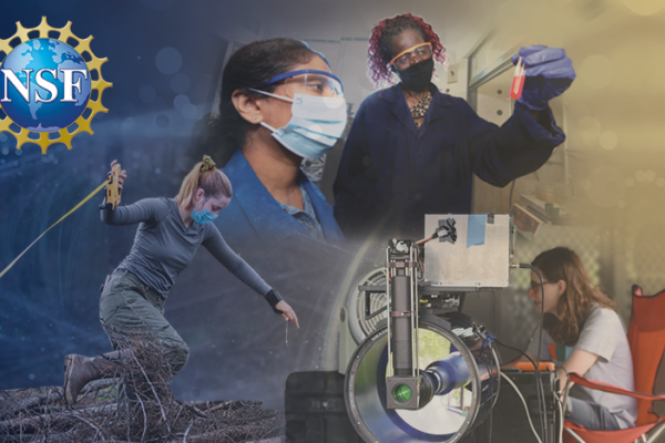 collage imagery of diverse women working in the field