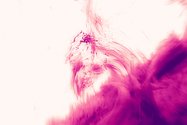 The swirling fluid-like plasma at the surface of the sun as it spirals upward.