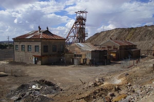 An abandoned mine in Kabwe, Zambia.